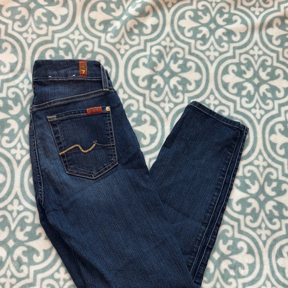 7 for all mankind kimmie crop size 25